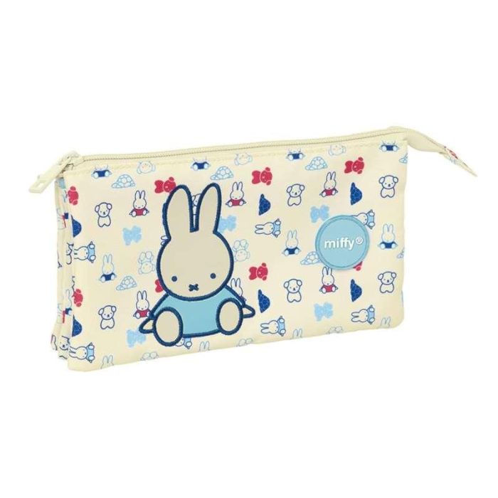 Safta Bolso Estuche Escolar Portatodo Miffy Buddy Reciclado Repelente al Agua con 3 Compartimentos 120x220x30 mm Safta Bolso Estuche Escolar Portatodo Miffy Buddy Reciclado Repelente al Agua con 3 Compartimentos 120x220x30 mm