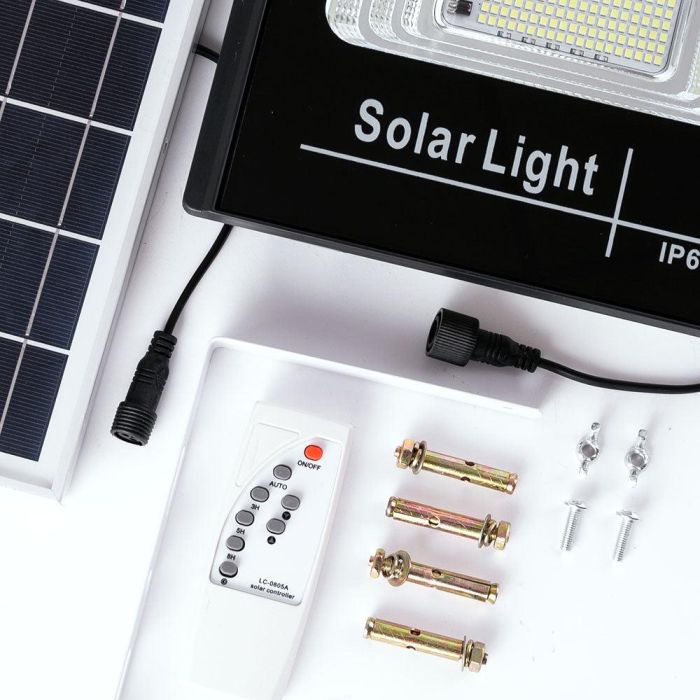 Proyector LED Solar 45W 6500K Panel: 6V/6W Batería: 3,2V/3000MaH Control Remoto [HO-SOLARFL-45W-01] 5