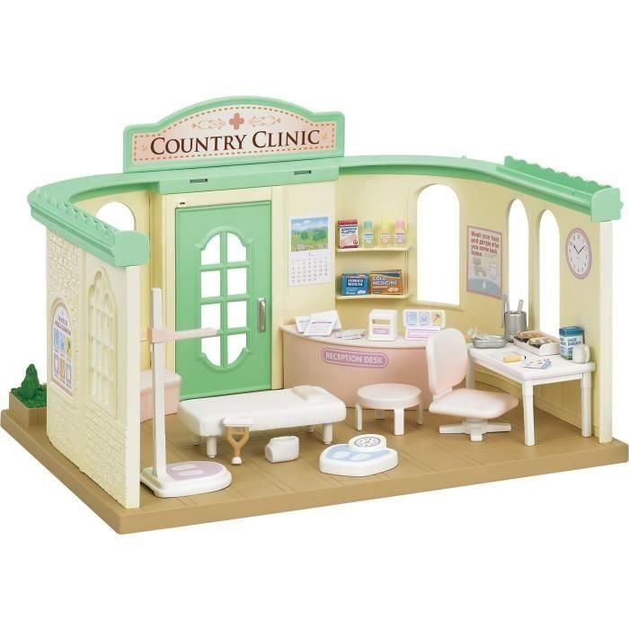 Sylvanian Families 5096 Consultorio médico. Set de juguete con mostrador, cama y más de 30 accesorios para niñas a partir de 4 años. 2 Sylvanian Families 5096 Consultorio médico. Set de juguete con mostrador, cama y más de 30 accesorios para niñas a partir de 4 años. 2