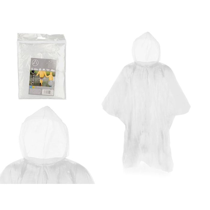 2 Piezas Poncho Lluvia Arte Regal 127X0CM (24 Unidades) 2 Piezas Poncho Lluvia Arte Regal 127X0CM (24 Unidades)