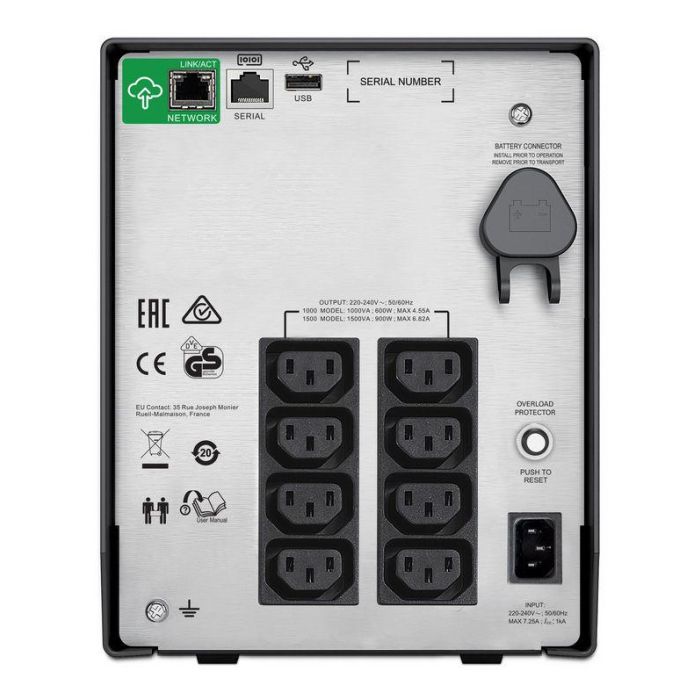 SAI Interactivo APC SMC1000IC 600 W 1000 VA 1 SAI Interactivo APC SMC1000IC 600 W 1000 VA 1
