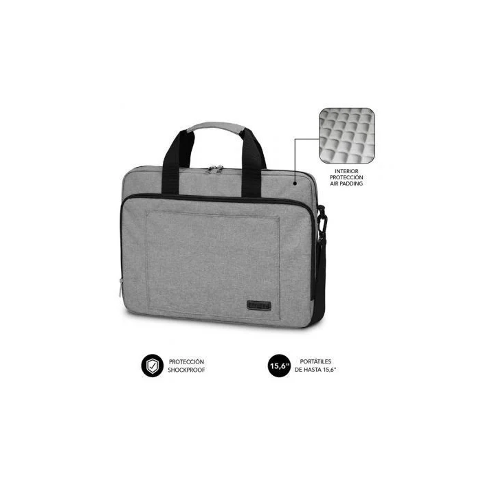 SUBBLIM vAir Padding Laptop bag 15,6" Grey