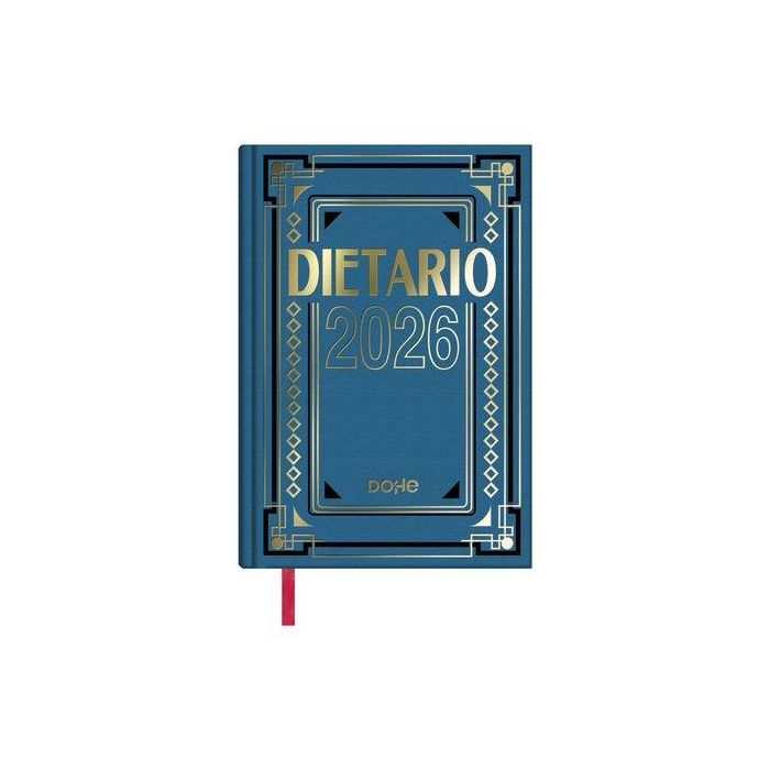 Dohe Dietario DP Cartón Geltex C-Surtidos Agenda 2026 Día Página 15x21 cm Sábado/Domingo Separados Geltex FSC