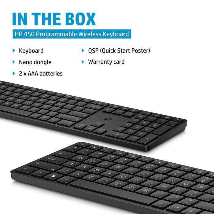 HP 450 Programmable Wireless Keyboard 4 HP 450 Programmable Wireless Keyboard 4