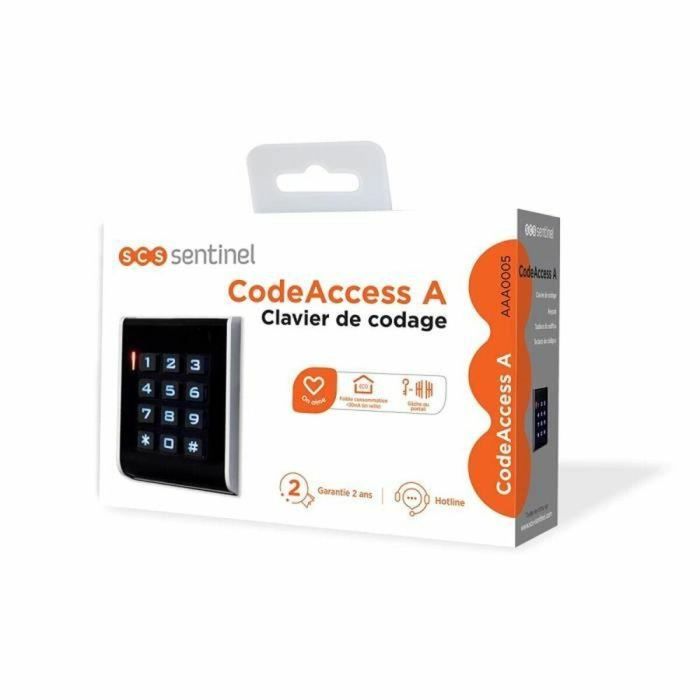 SCS Sentinel CodeAccess A Teclado de Codificación Cableado para Motorización de Portones, 12V, 100 Usuarios, Teclas Retroiluminadas, Bajo Consumo 1 SCS Sentinel CodeAccess A Teclado de Codificación Cableado para Motorización de Portones, 12V, 100 Usuarios, Teclas Retroiluminadas, Bajo Consumo 1