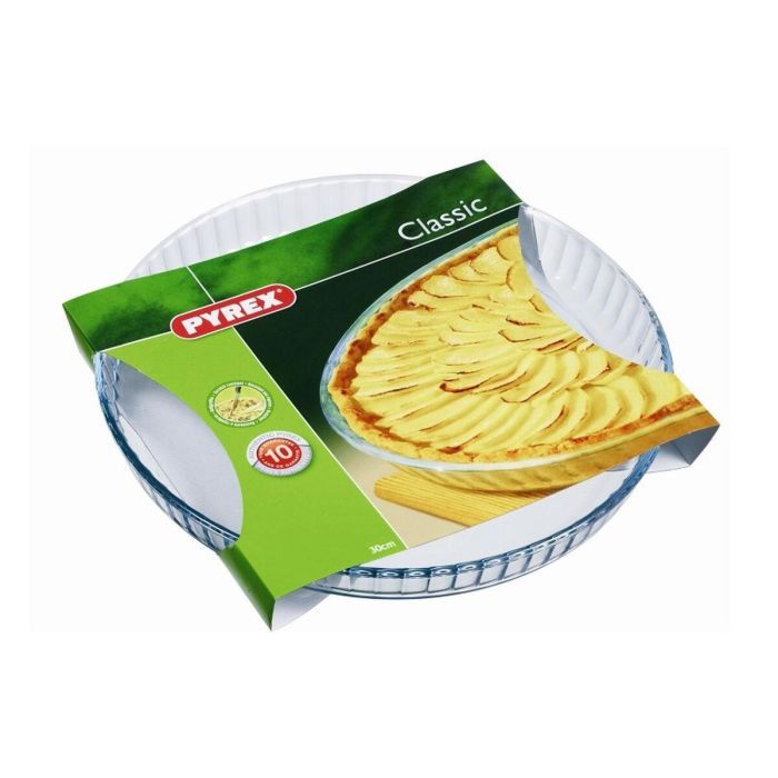 Pyrex Molde Tarta Plano Iconic'S Vidrio Borosilicato 31x31x4 cm | Extra Resistente, Apto Horno 300°C, Microondas y Lavavajillas 11 Pyrex Molde Tarta Plano Iconic'S Vidrio Borosilicato 31x31x4 cm | Extra Resistente, Apto Horno 300°C, Microondas y Lavavajillas 11