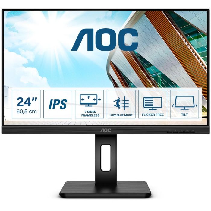 AOC Q24P2Q Monitor 23.8" QHD (2560x1440) IPS HDMI+DP+USB Negro 0 AOC Q24P2Q Monitor 23.8" QHD (2560x1440) IPS HDMI+DP+USB Negro 0