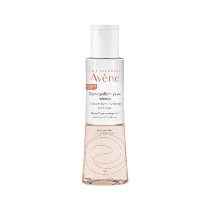Avène Desmaquillante de Ojos Intenso Les Essentiels Bifásico para Maquillaje Resistente e Impermeable, Ojos Sensibles 125 ml