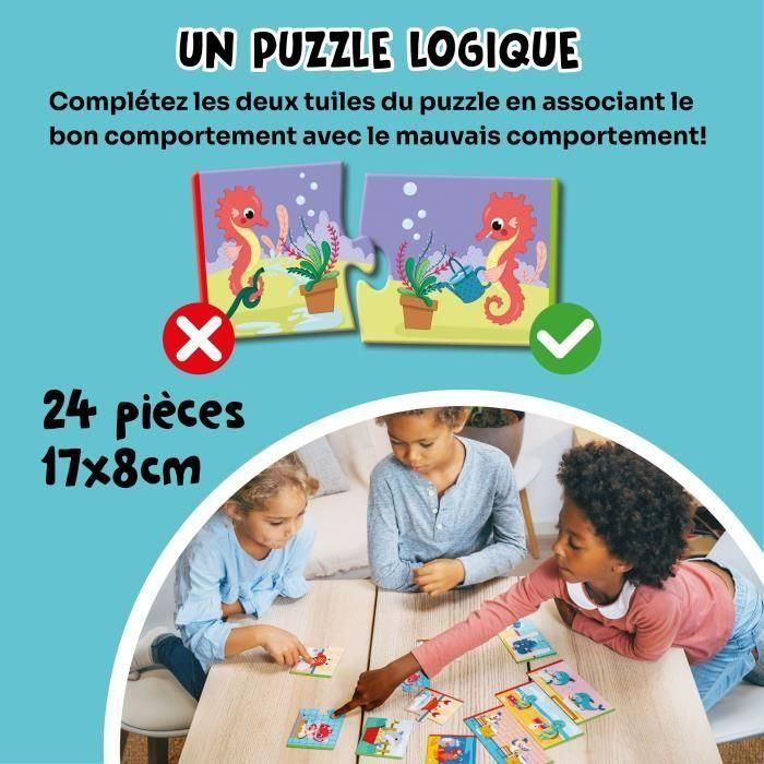 Juegos Educativos - GEOMAG - Rompecabezas Ecológico Ahorro de Agua - Mini Rompecabezas Educativos - Conservación del Agua 2 Juegos Educativos - GEOMAG - Rompecabezas Ecológico Ahorro de Agua - Mini Rompecabezas Educativos - Conservación del Agua 2