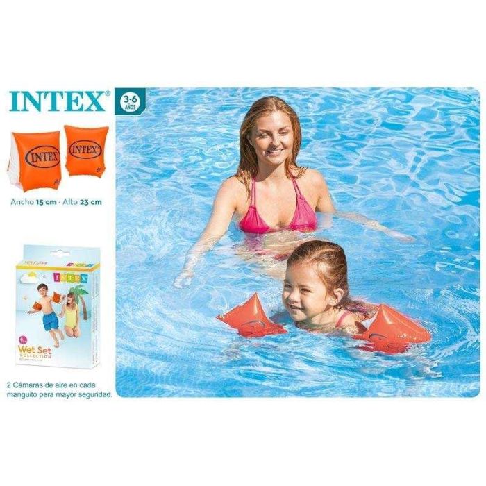 Intex Brazalete Neon 23x15 cm para Niños de 3 a 6 Años de PVC 7