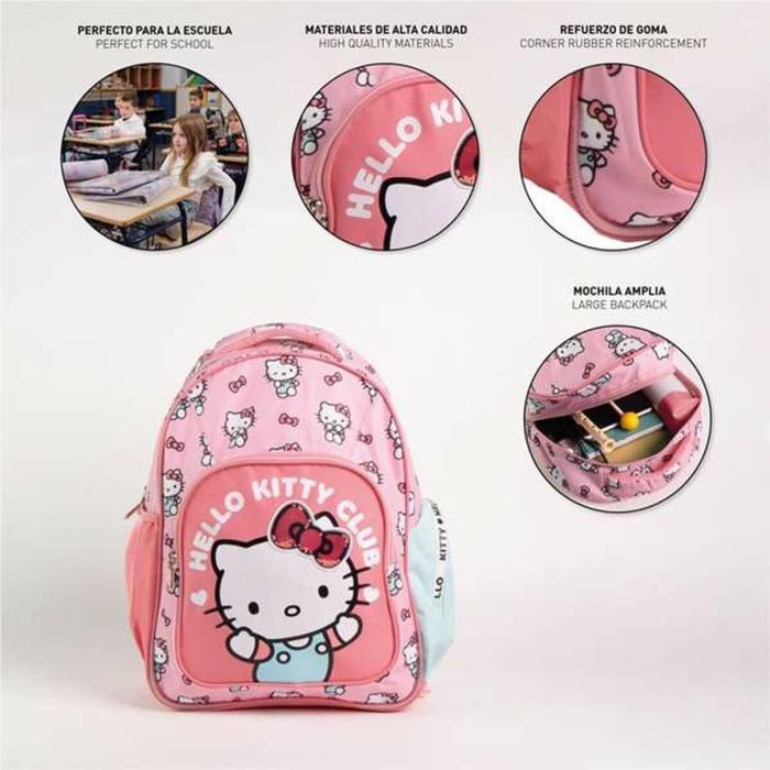 Mochila escolar mediana 42 cm hello kitty 3.3 x 4.2 x 42.0 cm 2 Mochila escolar mediana 42 cm hello kitty 3.3 x 4.2 x 42.0 cm 2