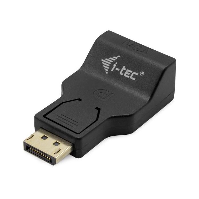 Adaptador DisplayPort a VGA i-Tec DP2VGAADA Negro 1 Adaptador DisplayPort a VGA i-Tec DP2VGAADA Negro 1