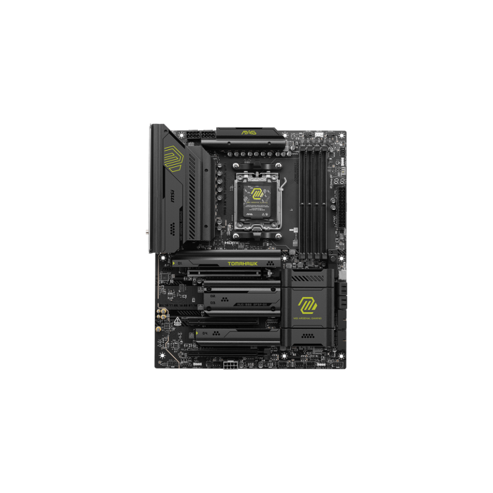 MSI 911-7E59-06S Placa Base MAG X870E TOMAHAWK WiFi AMD X870E Socket AM5 ATX DDR5 Wi-Fi 7 MSI 911-7E59-06S Placa Base MAG X870E TOMAHAWK WiFi AMD X870E Socket AM5 ATX DDR5 Wi-Fi 7