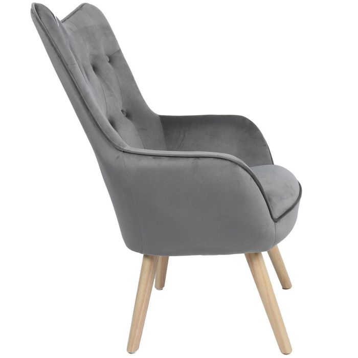 Sillón Alexandra House Living Gris 65 x 99 x 71 cm 3