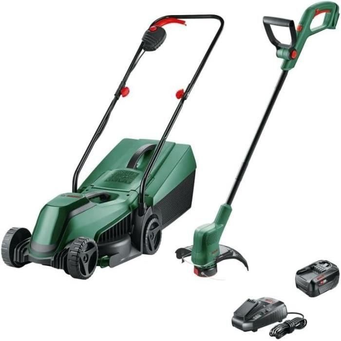 Bosch BOS1717724131580 Pack Jardín: Cortacésped EasyMower 18V, Cortacésped EasyGrassCut, Batería 4.0 Ah y Cargador 0 Bosch BOS1717724131580 Pack Jardín: Cortacésped EasyMower 18V, Cortacésped EasyGrassCut, Batería 4.0 Ah y Cargador 0