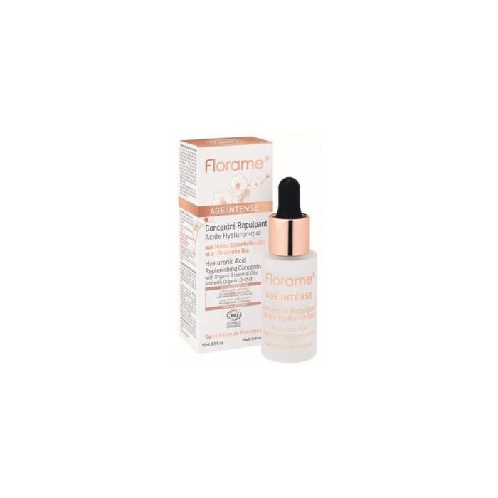 FLORAME Age Intense Serum Redensificante Ácido Hialurónico Vegetal Piel Apagada Anti-arrugas 15 ml