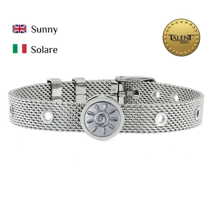 Pulsera Unisex Sunny Talent Jewels TJA-5-14-03-1-235 Plateado 1 Pulsera Unisex Sunny Talent Jewels TJA-5-14-03-1-235 Plateado 1