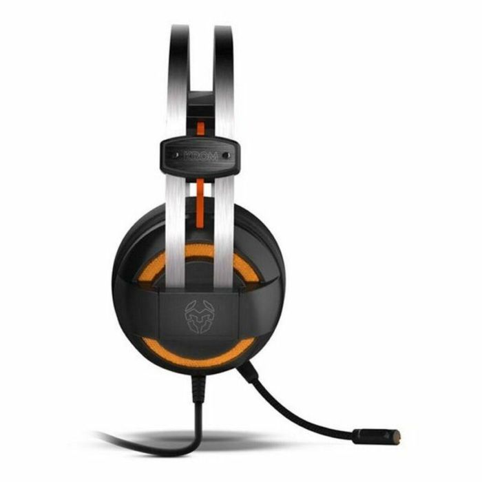 Auriculares con Micrófono Gaming Krom NXKROMKDE Negro/Naranja Negro 4