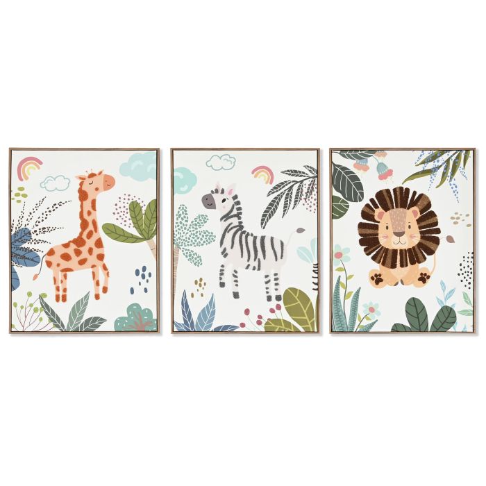 Cuadro Baby DKD Home Decor Verde Blanco 3 x 50 x 40 cm (3 Unidades) Cuadro Baby DKD Home Decor Verde Blanco 3 x 50 x 40 cm (3 Unidades)