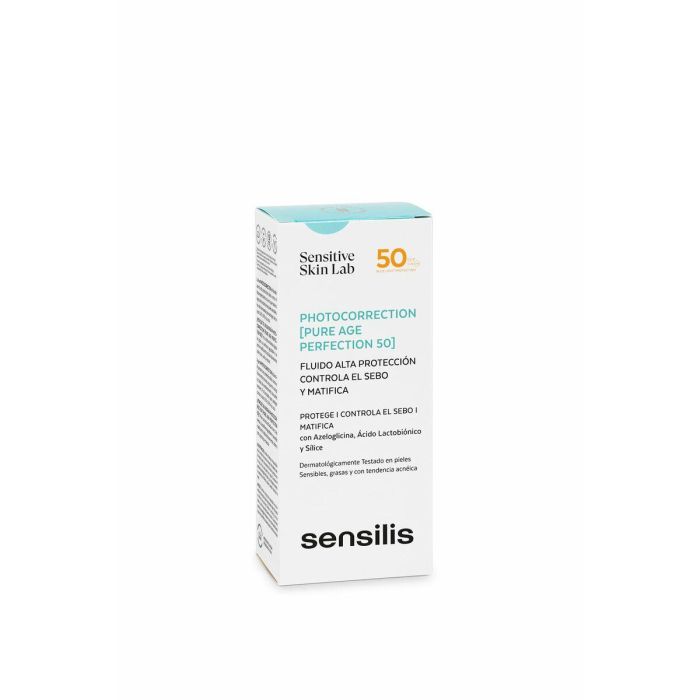 Sensilis Photocorrection Pure Age Perfection 50 Fluido Alta Protección Controla El Sebo Y Matifica 1