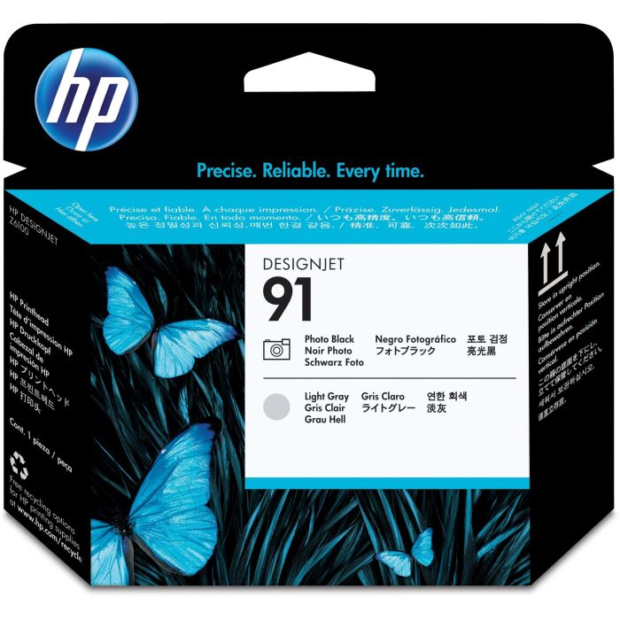 HP C9464A 91 Cabezal de impresión fotográfico para impresora - Negro y gris claro 0 HP C9464A 91 Cabezal de impresión fotográfico para impresora - Negro y gris claro 0