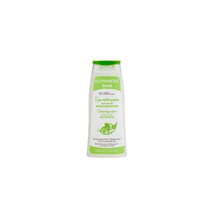 ALPHANOVA Agua Limpiadora Bebé Bio 200ml – Piel Sensible Recién Nacido – Manzanilla y Lirio Calmante Hipoalergénica