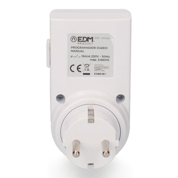 Edm Programador Diario Analógico 230v 16a Edm Programador Diario Analógico 230v 16a