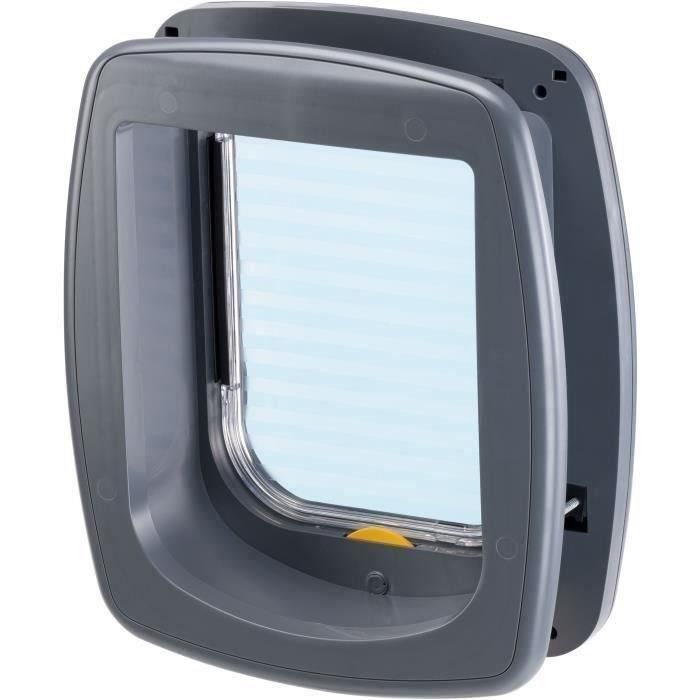 Puerta para gatos - FERPLAST - Columpio 9 - 26,2 x 10,2 x h 31,2 cm - Gris 2 Puerta para gatos - FERPLAST - Columpio 9 - 26,2 x 10,2 x h 31,2 cm - Gris 2