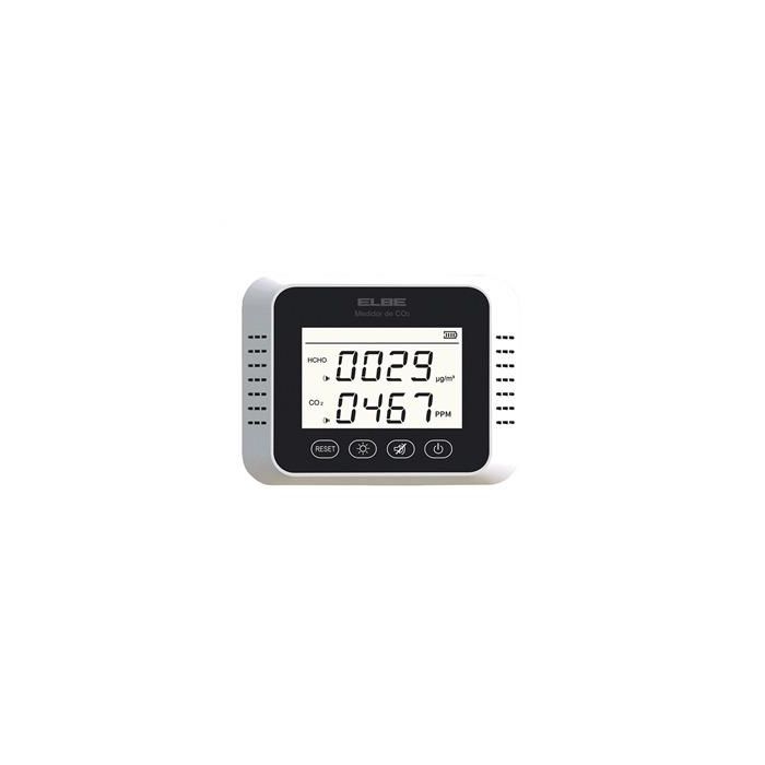Elbe SG-100-CO2 Medidor de Calidad de Aire y CO2 con Alarma Elbe SG-100-CO2 Medidor de Calidad de Aire y CO2 con Alarma