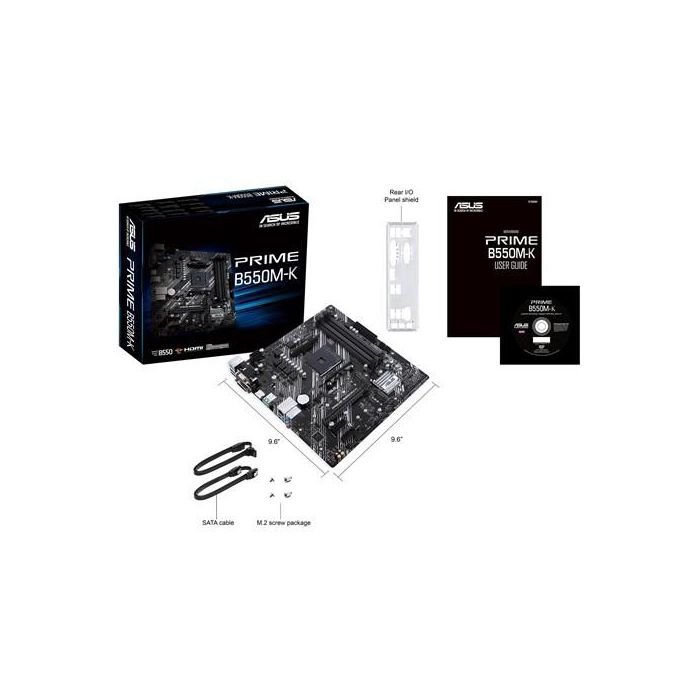 Placa Base Asus PRIME B550M-K mATX AM4 AMD AM4 5