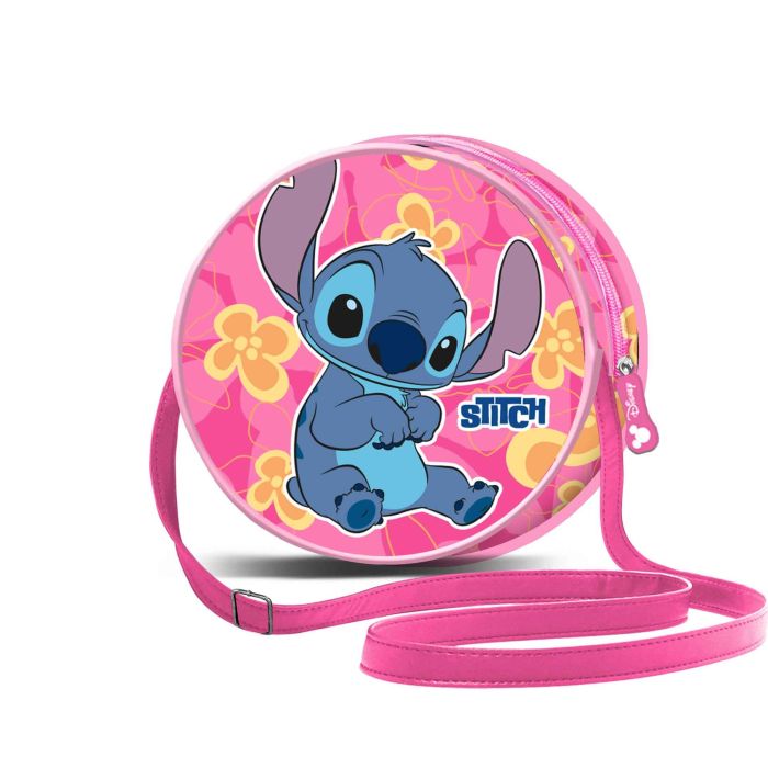 Bolso Redondo Cute Disney Lilo y Stitch Rosa