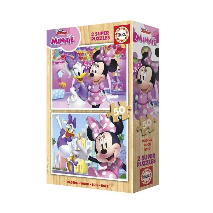 Puzzle 2x50 piezas minnie 3