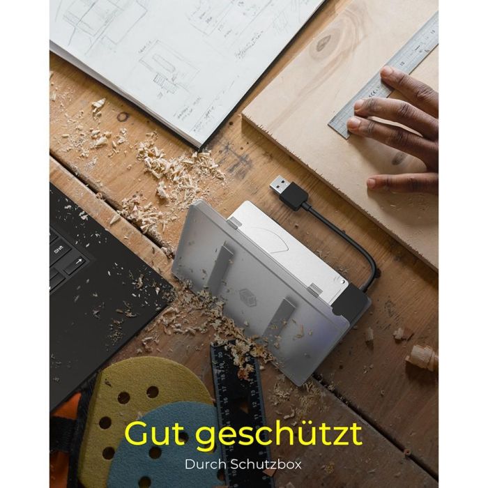 ICY BOX IB-AC603b-U3 USB 3.2 Gen 1 Adapterfür ein 2.5"" Laufwerk 2
