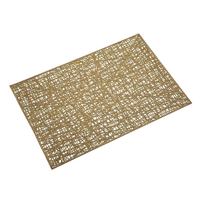 Salvamantel Dorado Versa 45x30 cm PVC (6 Unidades) Salvamantel Dorado Versa 45x30 cm PVC (6 Unidades)