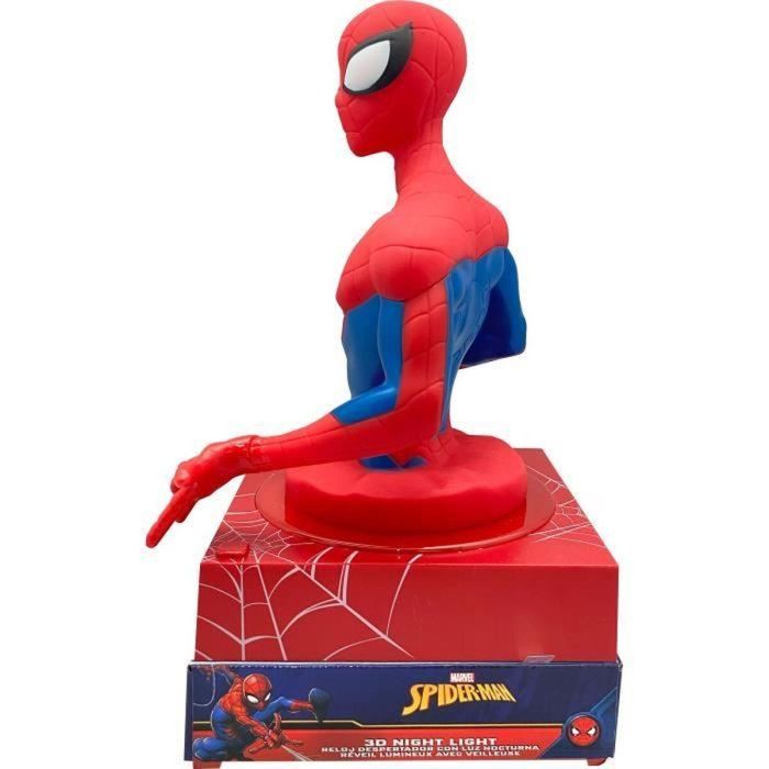 Kids Licensing Reloj Despertador Spiderman Figura 3D Licencia NiÑos SPD3621 2 Kids Licensing Reloj Despertador Spiderman Figura 3D Licencia NiÑos SPD3621 2