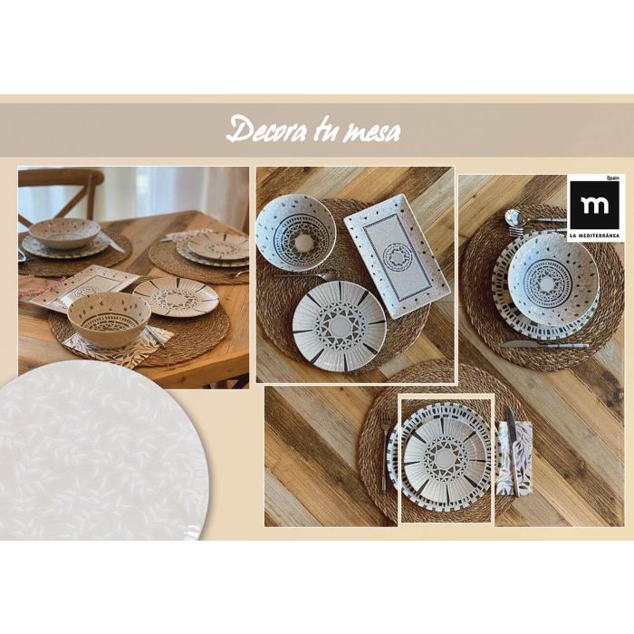 La Mediterranea Plato Llano 26 cm Colección Barroc Monaco Brillo (6 Unidades) 2 La Mediterranea Plato Llano 26 cm Colección Barroc Monaco Brillo (6 Unidades) 2