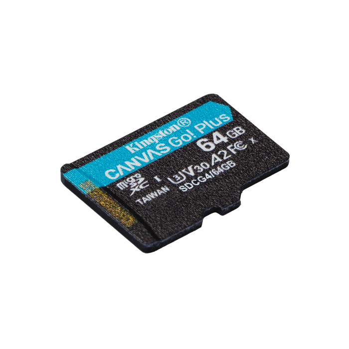 Kingston SDCG4/64GBSP Tarjeta de Memoria microSD CANVAS Select Plus 64GB 200MB/s U3 V30 A2 1 Kingston SDCG4/64GBSP Tarjeta de Memoria microSD CANVAS Select Plus 64GB 200MB/s U3 V30 A2 1