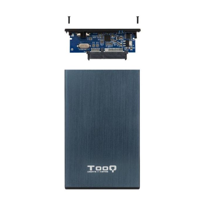 TooQ TQE-2527PB Caja Externa Disco Duro Portátil 2.5" (9.5mm) USB 3.1 Gen 1 hasta 4TB SATA III Aluminio Azul Pacífico 4 TooQ TQE-2527PB Caja Externa Disco Duro Portátil 2.5" (9.5mm) USB 3.1 Gen 1 hasta 4TB SATA III Aluminio Azul Pacífico 4