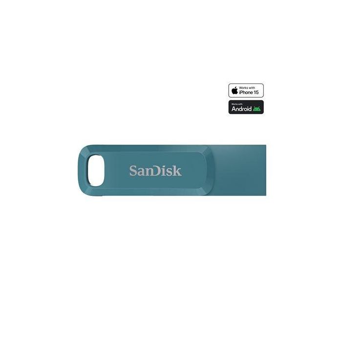 SanDisk Ultra Dual Drive Go 1TB USB Tipo C 3.2 Gen 1 (3.1 Gen 1) 400 MB/s Girar Turquesa 1