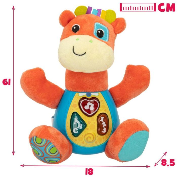 Peluche con Sonido Winfun Jirafa 18 x 19 x 8,5 cm (6 Unidades) 1