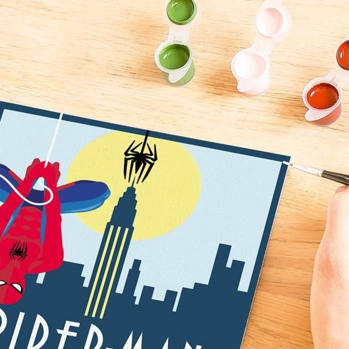 CreArt 20x20 cm Spider Man, Ocio creativo, 23891, Ravensburger 4 CreArt 20x20 cm Spider Man, Ocio creativo, 23891, Ravensburger 4