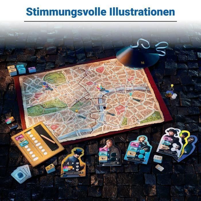 Ravensburger RAV4005556273447 Scotland Yard Sherlock Holmes - Juego de estrategia 4