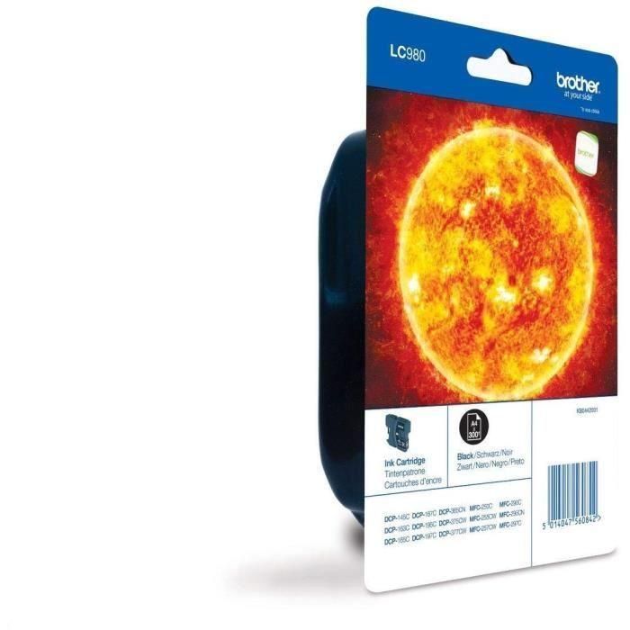 Brother Tinta Negro para DCP-145C/165C/195C/197C/375CW y MFC-250C/255CW/290C/295CN 6ml 2 Brother Tinta Negro para DCP-145C/165C/195C/197C/375CW y MFC-250C/255CW/290C/295CN 6ml 2