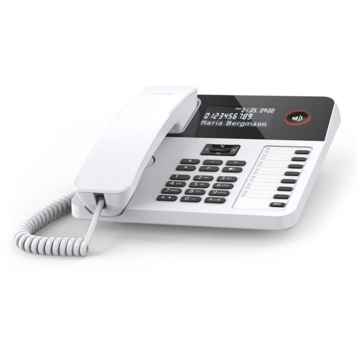 Gigaset DESK 600 Teléfono Analógico Identificador de Llamadas Blanco 0 Gigaset DESK 600 Teléfono Analógico Identificador de Llamadas Blanco 0