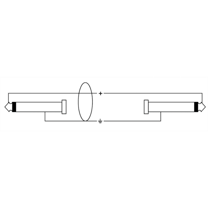 Cable De Audio Jack Mono Doble 60 Cm 1 Cable De Audio Jack Mono Doble 60 Cm 1