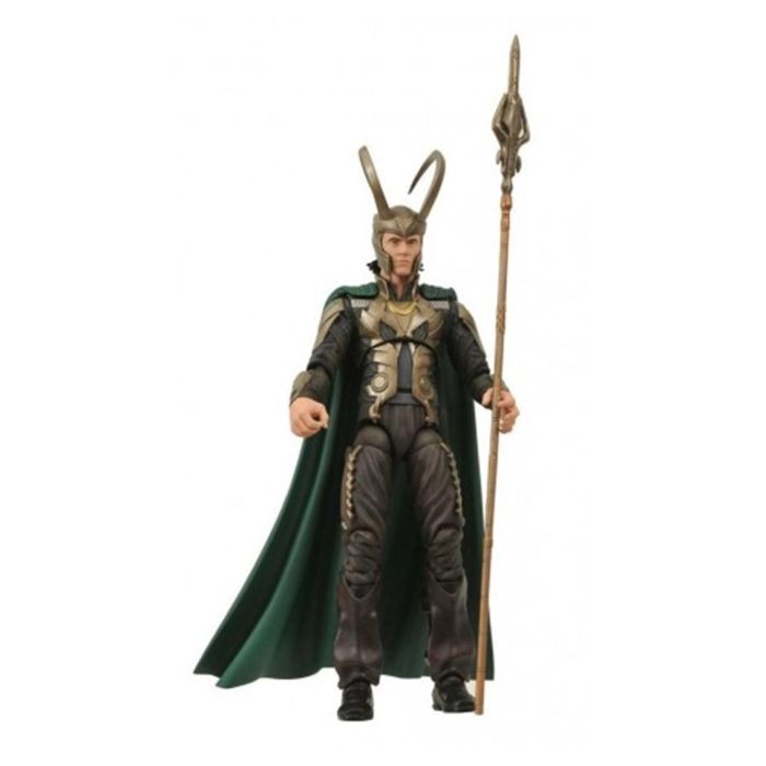 Diamond Select Toys Marvel Thor - Figura de Loki basada en la película, 18 cm con bastón ceremonial 0 Diamond Select Toys Marvel Thor - Figura de Loki basada en la película, 18 cm con bastón ceremonial 0