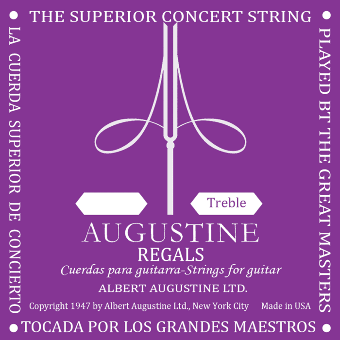 Augustine Cuerda Clásica Sol Nylon Transparente Tensión Alta