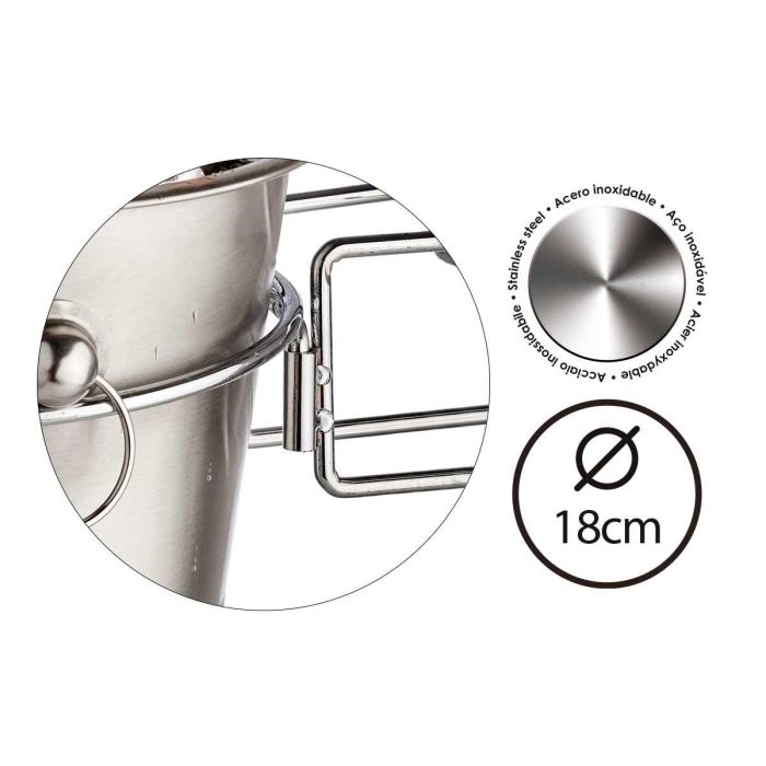 Soporte Cubitera Acero Diam 18 Cm Kinvara (12 Unidades) 3 Soporte Cubitera Acero Diam 18 Cm Kinvara (12 Unidades) 3