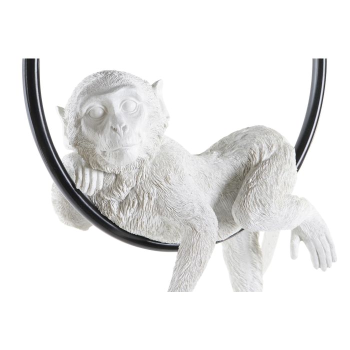 DKD Home Decor Lámpara de Techo Colonial Mono, Dorada Blanca, Resina y Metal, E27 50W, 20x44.5x29.5 cm (2 Unidades) 2 DKD Home Decor Lámpara de Techo Colonial Mono, Dorada Blanca, Resina y Metal, E27 50W, 20x44.5x29.5 cm (2 Unidades) 2