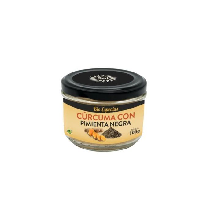 Curcuma Con Pimienta Negra 100Gr. Bio Curcuma Con Pimienta Negra 100Gr. Bio